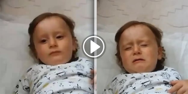 Doğuştan artist olan çocuk sosyal medyayı salladı