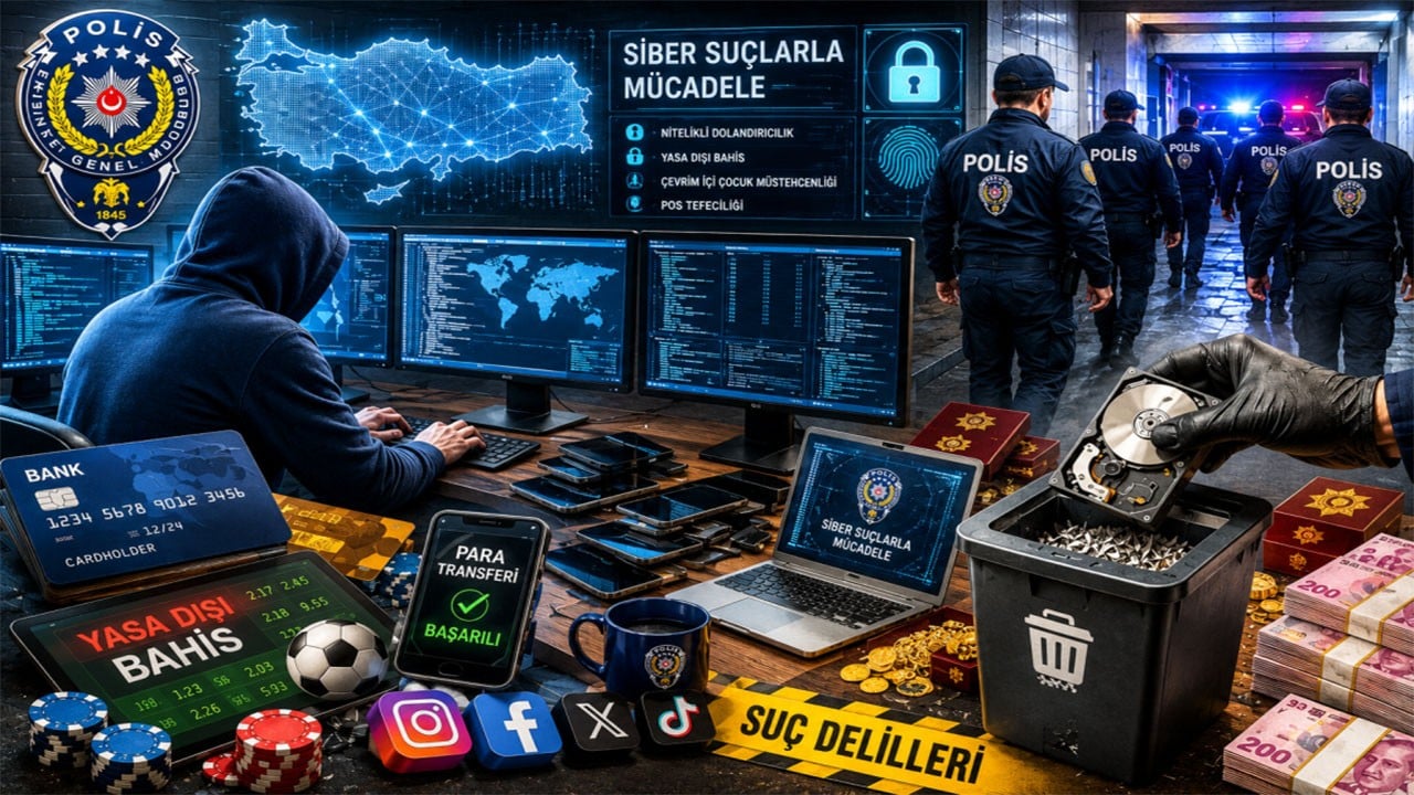 Doladırıcılık, taciz, yasa dışı bahis…Siber alçaklığa 93 tutuklama
