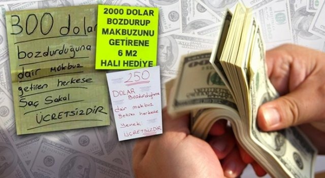 Dolar bozduran vatandaşa esnaftan çağrı