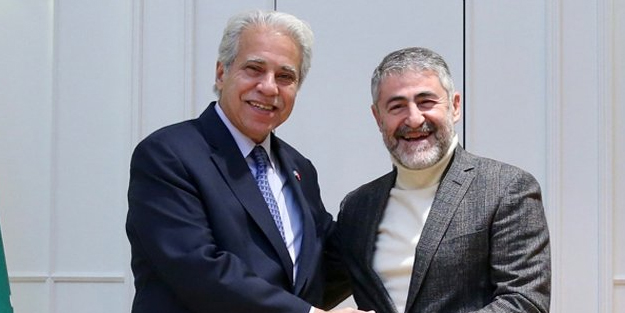 Dolar desteği sonrası ilk temas: Nureddin Nebati, Suudi Arabistan Ticaret Bakanı ile görüştü