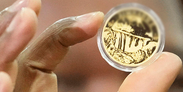 Doları düşürmek için altın para bastılar! Piyasaya sürüldü
