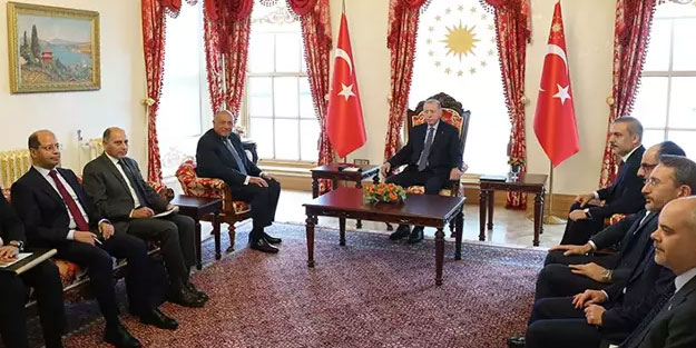 Dolmabahçe'de kritik görüşme! Cumhurbaşkanı Erdoğan Mısır Dışişleri Bakanı Shoukry'i kabul etti