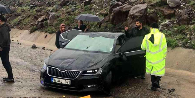 Dolu kazaya neden oldu