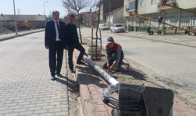 Domaniç'te aydınlatma çalışmaları