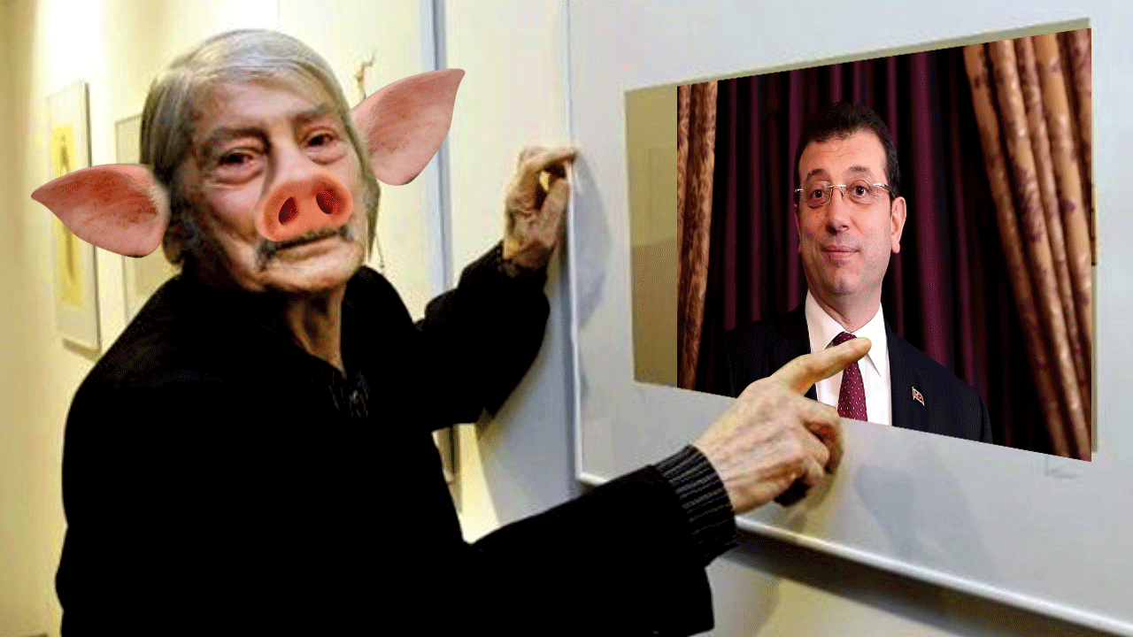 Domuz yiyip, domuza başörtü çizen domuza, kültür evi!