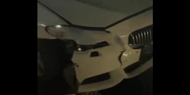 Domuz yola indi, kazaya neden oldu! İstanbul’un göbeğinde yaşandı