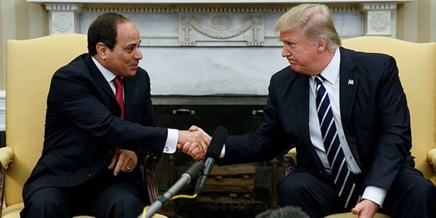Donald Trump'tan darbeci Sisi'ye destek