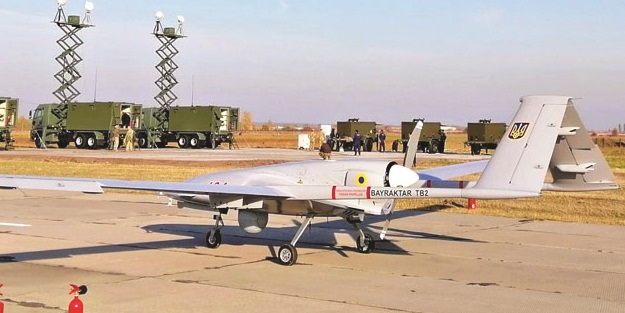 Donbas'ta Ruslara SİHA ile gözdağı