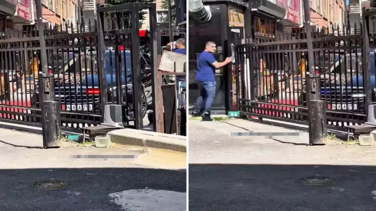 Dönerciye gelen çakarlı araç sahibinin yaptığı şey herkesi şoke etti! Gerçekten tam bir rezalet