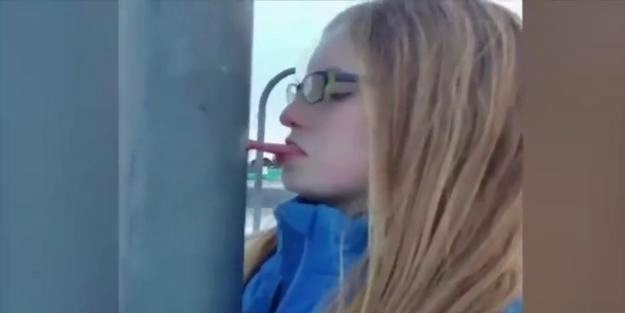 Donmuş metale dilinizi değdirirseniz...