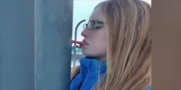 Donmuş metale dilinizi değdirmeyin