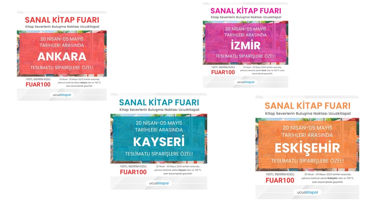 Dört şehirde sanal kitap fuarı heyecanı