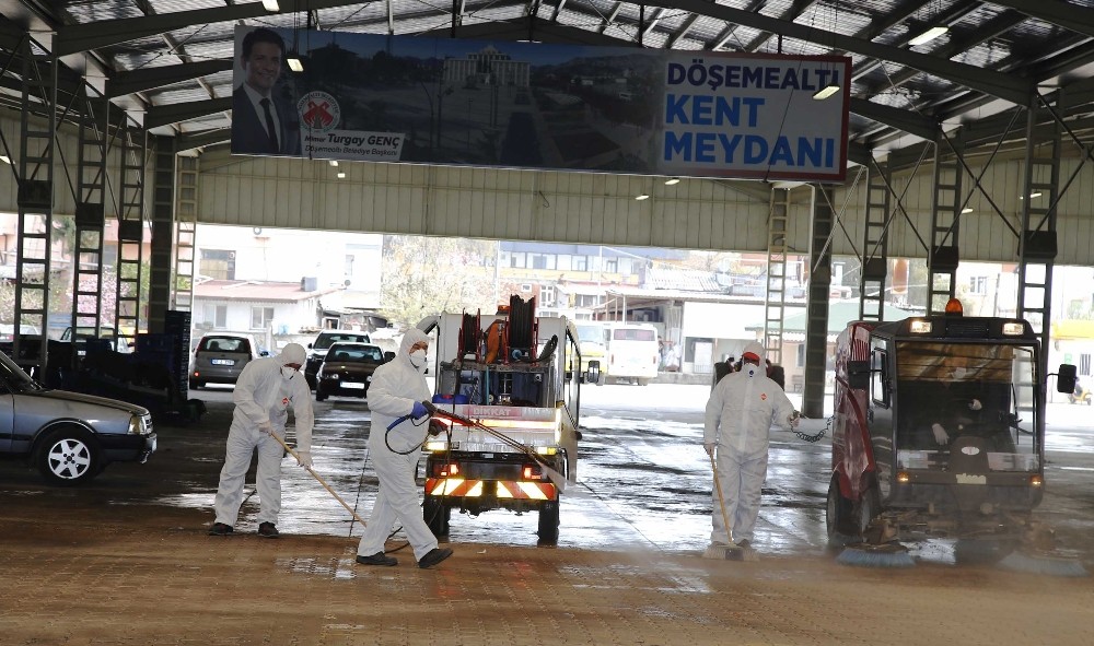 Döşemealtı Belediyesi, Korona virüse karşı önlemleri en üst noktaya çıkarttı 
