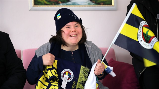 Down sendromlu Serap'a sürpriz