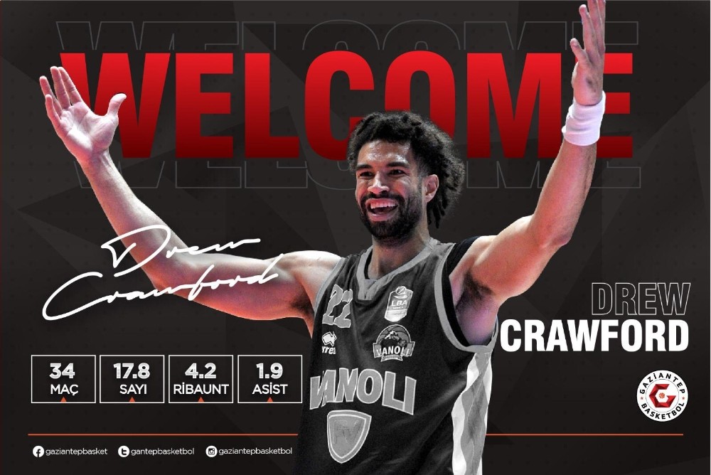 Drew Crawford, Gaziantep Basketbol’da 