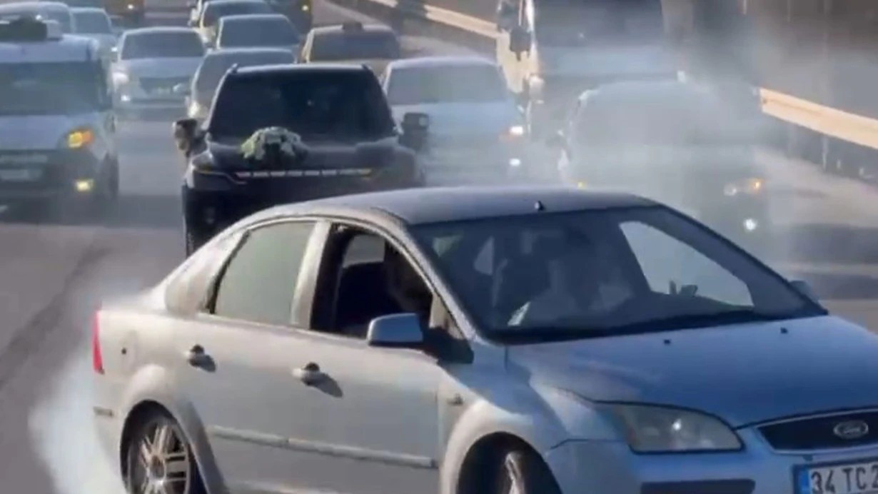 Drift atan magandaya emniyetten düğün hediyesi: 73 bin 538 lira ceza