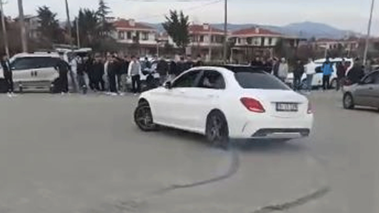 Drift atan sürücüyü pişman eden ceza