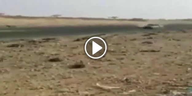 Drift yaparken otomobilden fırladı