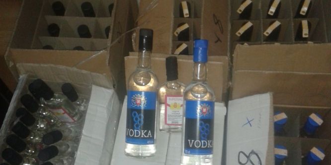 Eskişehir’de kaçak votka ele geçirildi