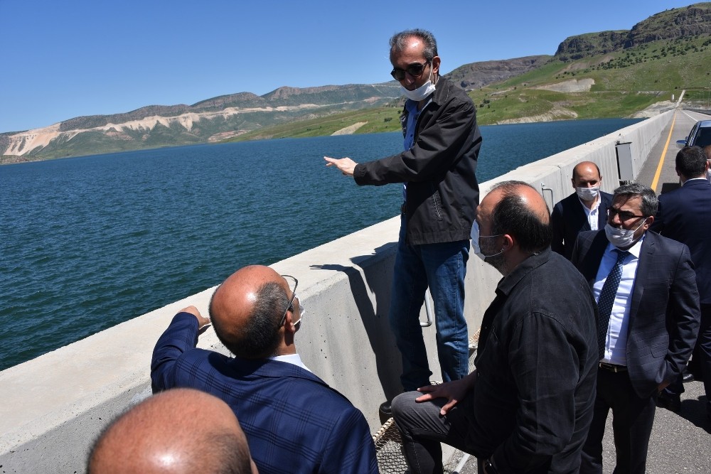 DSİ Genel Müdür Vekili Yıldız, Ilısu Barajında incelemede bulundu 