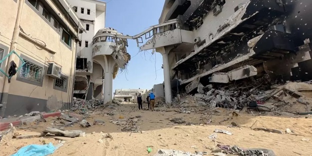 DSÖ, Gazze'deki yıkımın görüntülerini paylaştı! İşte Şifa Hastanesi'nin son hali