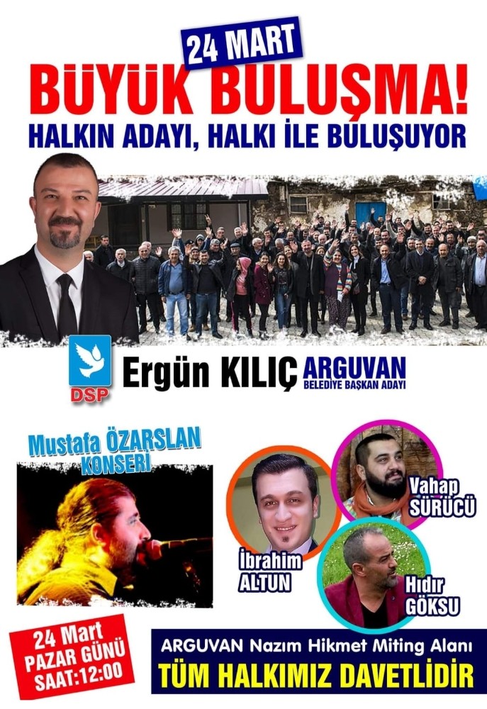 DSP adayı Kılıç’tan ‘Büyük buluşma’ etkinliği 