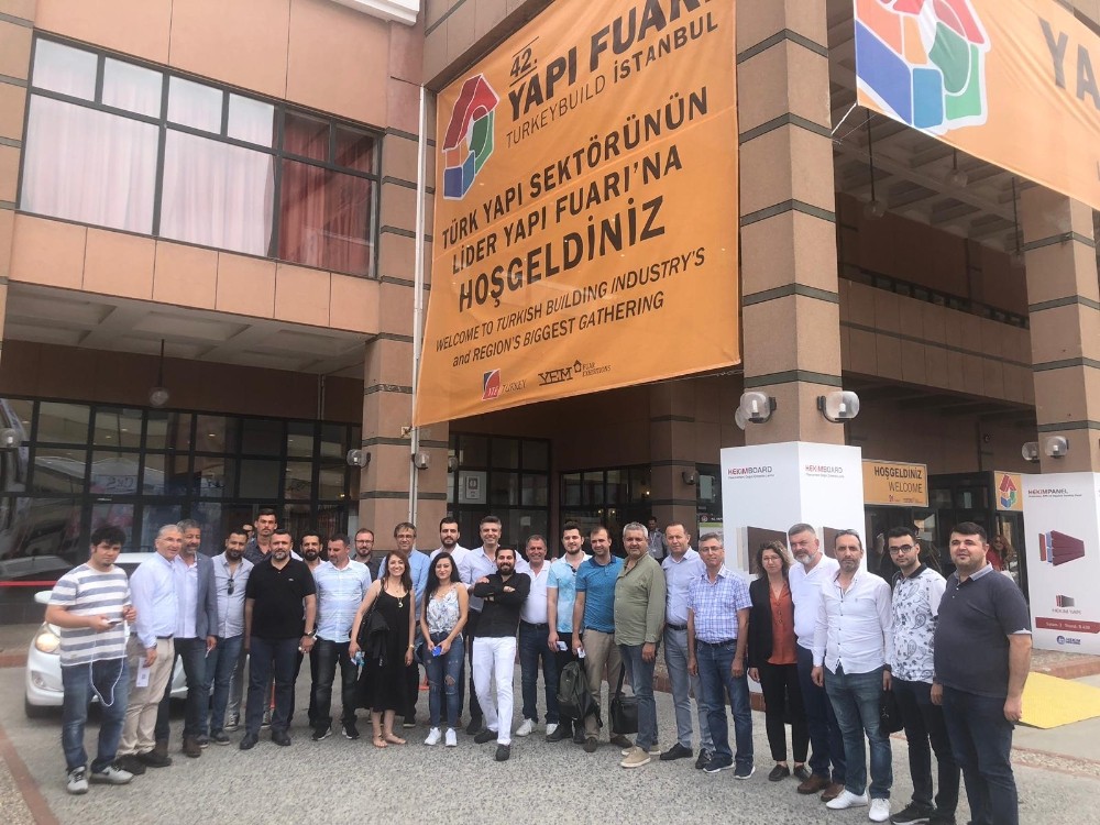 DTO heyeti Turkeybuild İstanbul 2019 fuarına çıkarma yaptı 