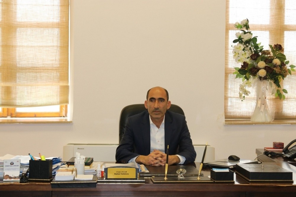 DTSO’dan iş yerlerine dezenfektan standı dağıtımı 