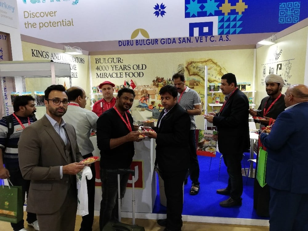 Dubai’de gerçekleştirilen yiyecek fuarına Türkiye’den yoğun katılım 