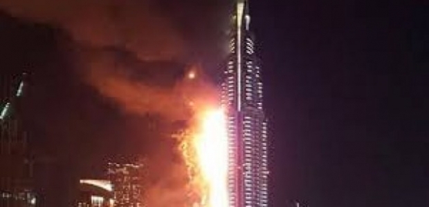 Dubai'deki O otelin yanma sebebi