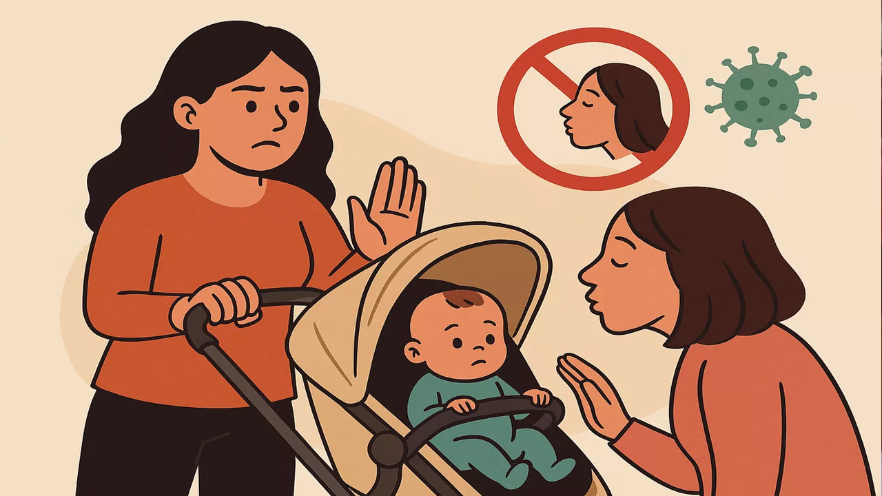 Dudak uçuğu olan kadının öptüğü 2 yaşındaki bebek kör oldu! Doktorlardan uyarı