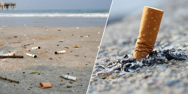 Dudak uçuklatan felaket: Her yıl 4,5 trilyon adet sigara izmariti...