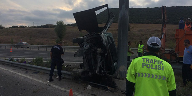 Düğün dönüşü feci kaza! 1 ölü, 7 yaralı