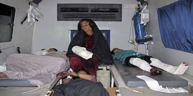 Düğün evine roketli saldırı: 30 ölü