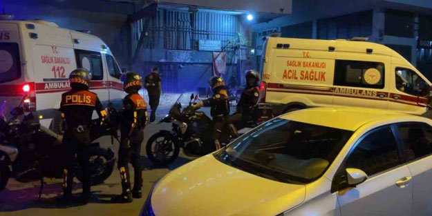 Düğün salonuna patlayıcı madde atıldı