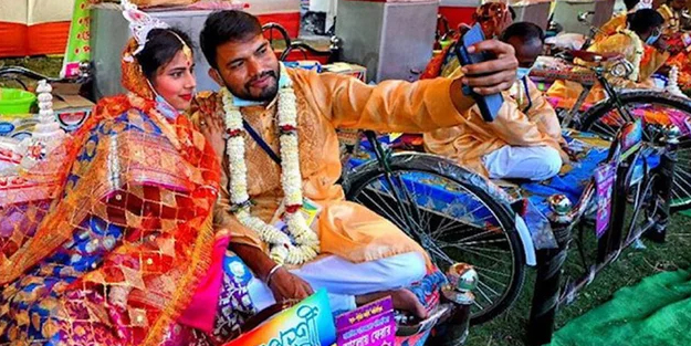 Düğün töreninde elektrik kesildi: Kardeş gelinler yanlış damatla evlendi