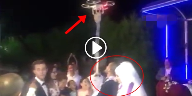 Düğünde sıraya girmeye üşenince...