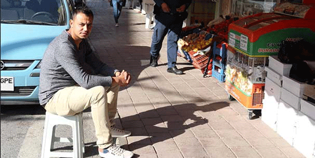 Dükkanın önüne koyduğu o tabure pahalıya patladı