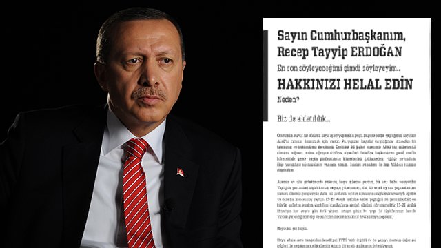 Ünlü iş adamı gazete ilanı ile Erdoğan'dan özür diledi helallik istedi