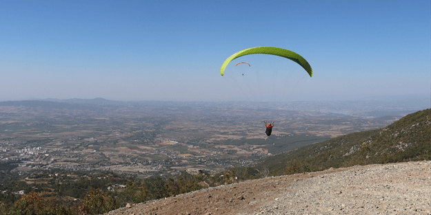 Dumanlı Yaylası, yamaç paraşütçülerinin rotasına girdi