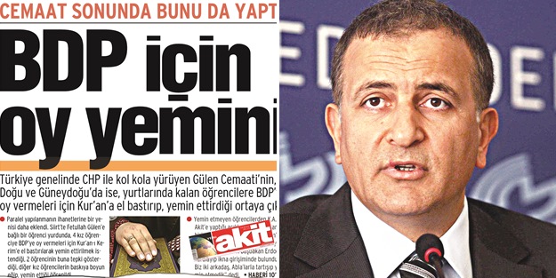 Dumanlı'dan itiraf: Cemaat BDP’ye oy verdi