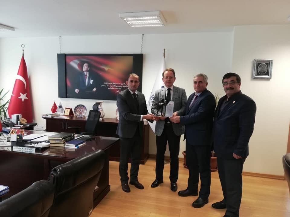 Dumlupınar protokolü Bölge Müdürü Karaçam’ı ziyaret etti 