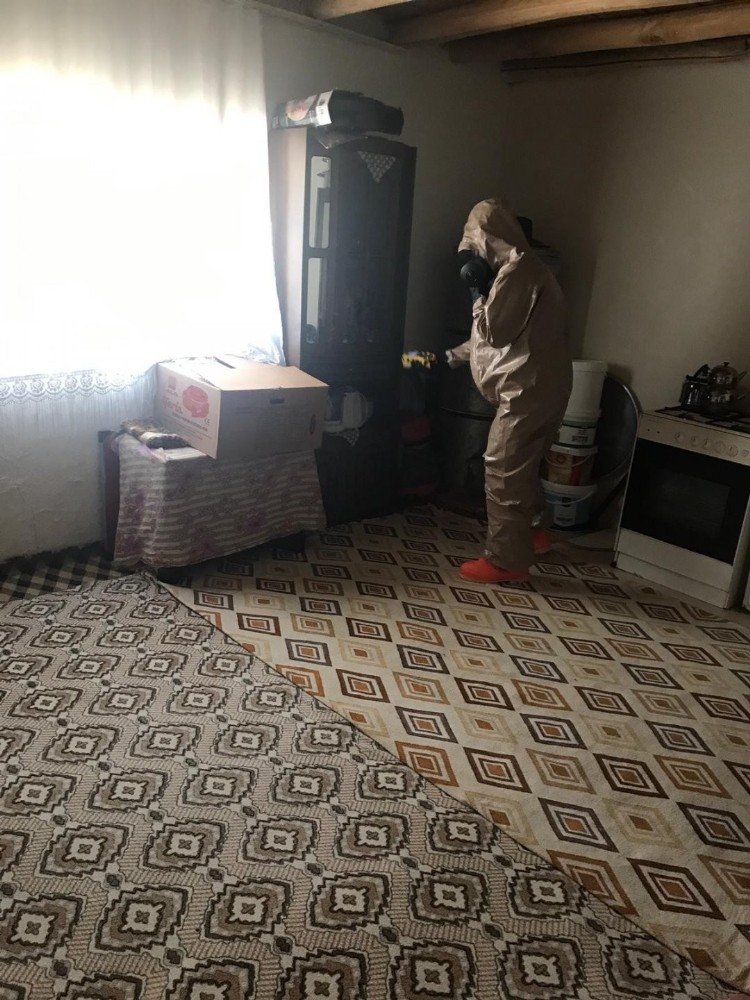 Dumlusu köyünde KBRN izine rastlanmadı 