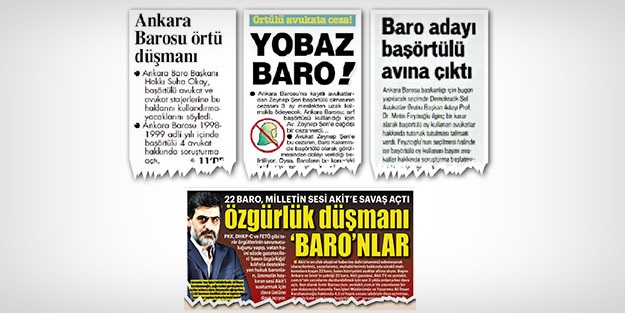 Dün örtülülere saldıranlar bugün Akit’e saldırıyorlar