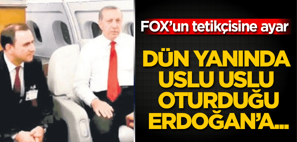 Dün yanında uslu uslu oturduğu Erdoğan'a bugün racon kesiyor