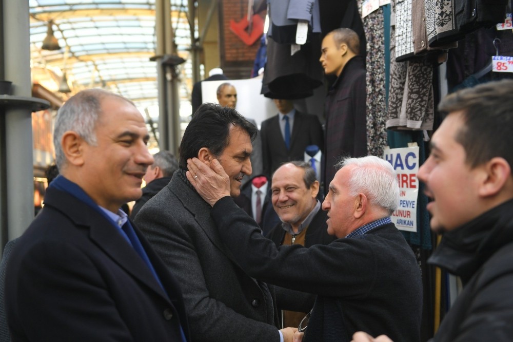 Dündar’dan çarşı esnafına ziyaret