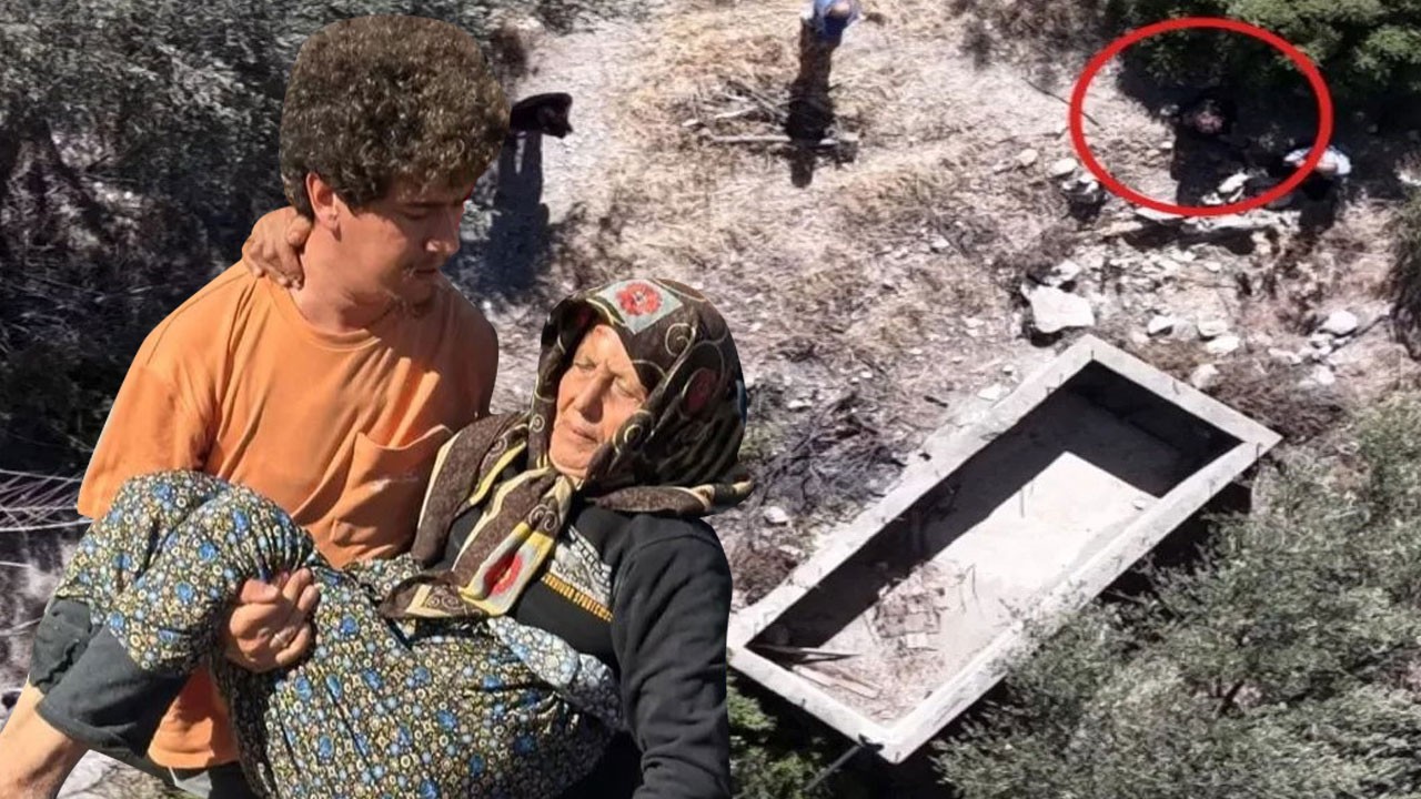 Dünden beri kayıptı! 80 yaşındaki Safiye nineyi jandarmanın dronu buldu