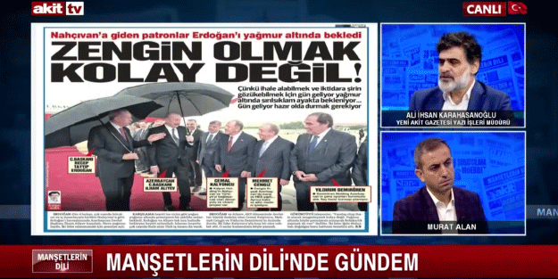Düne kadar sövüyorlardı! Sözcü’den şimdi de şemsiye edebiyatı