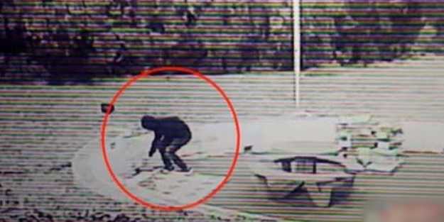 Dünya bu ilginç görüntüyü konuşuyor! Bir anda ortadan kayboldu