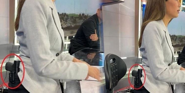 Dünya bu skandalı konuşuyor! Sunucu canlı yayına belinde silahla çıktı
